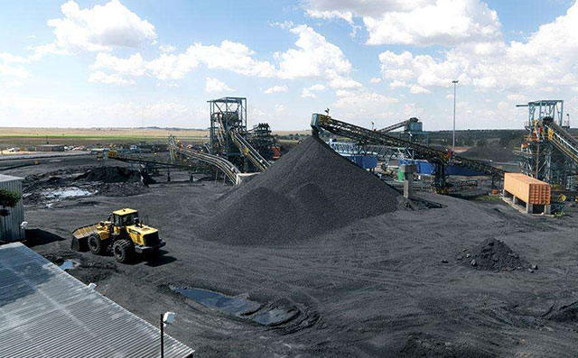 coal crushing site